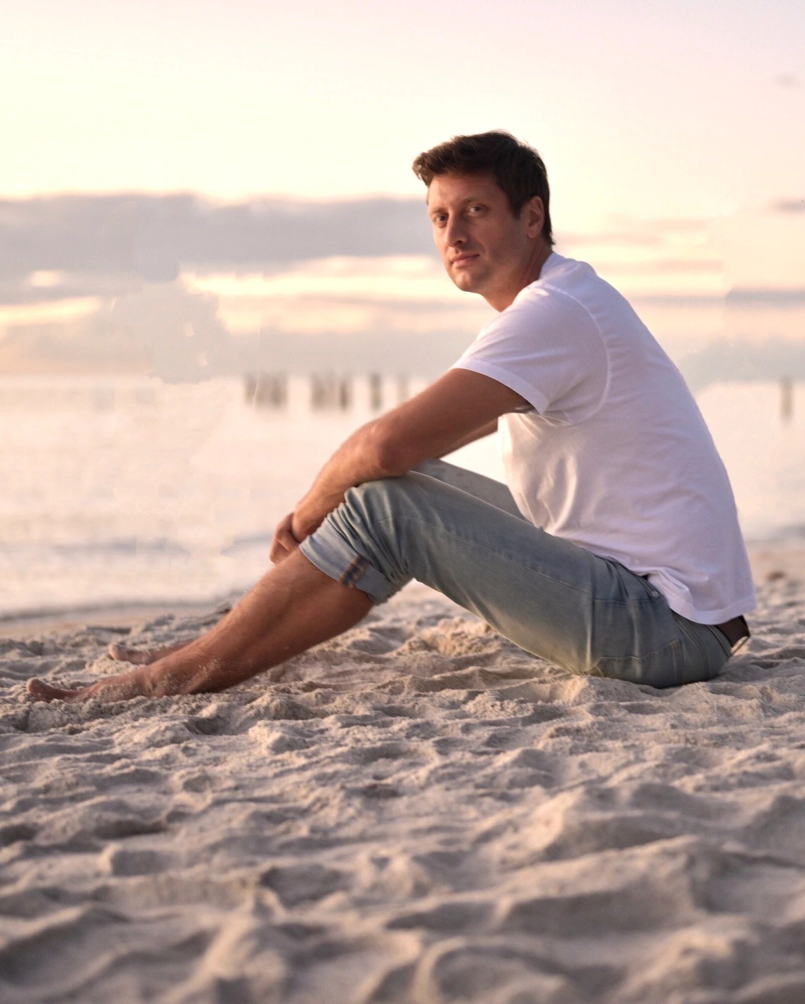Lifestyle portrait with thoughtful composition