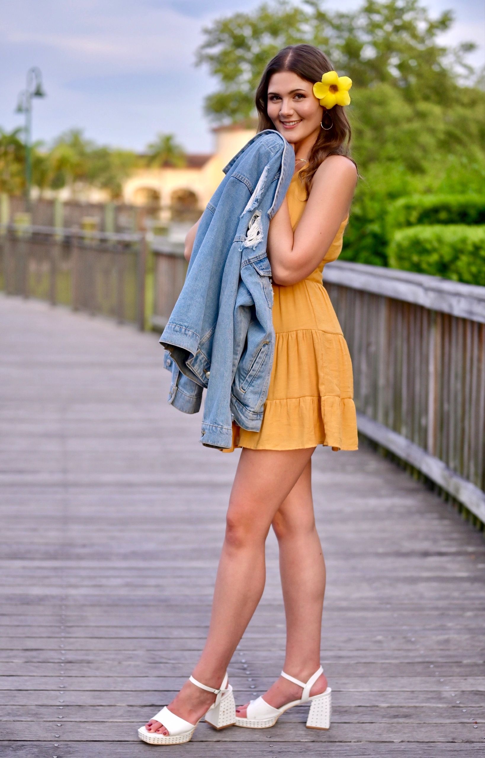 Editorial portrait in natural surroundings